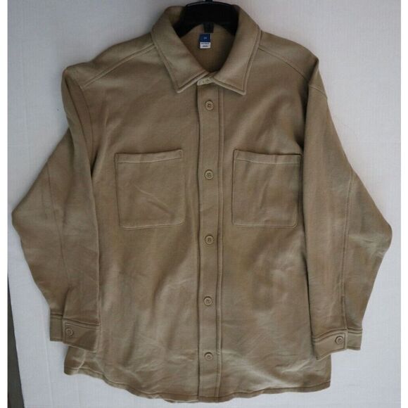 Old Navy 808189-00 Women's Sz 2X Sliced Bread/Beige Fleece Tunic Shacket - Picture 9 of 9